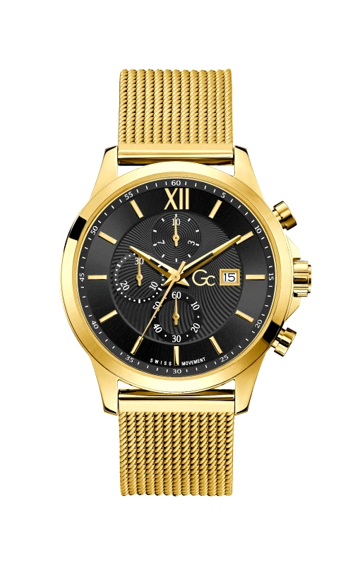 GC GC Executive Y27008G2MF Ανδρικό Ρολόι Quartz Χρονογράφος Ακριβείας