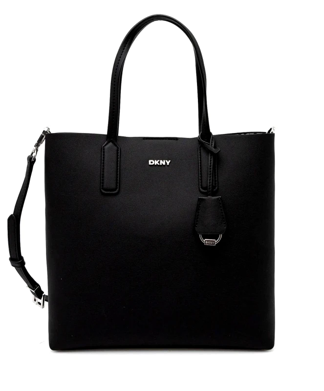 DKNY DKNY TOTE HANDBAG SAIGE R44AYI41 71Y1 BSV_BLACK/SILVER