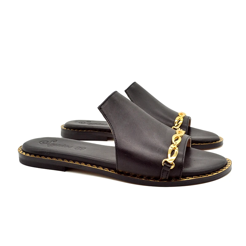 SAGIAS SAGIAS SHOES ΣΑΝΔΑΛΙ 2004 ΜΑΥΡΟ
