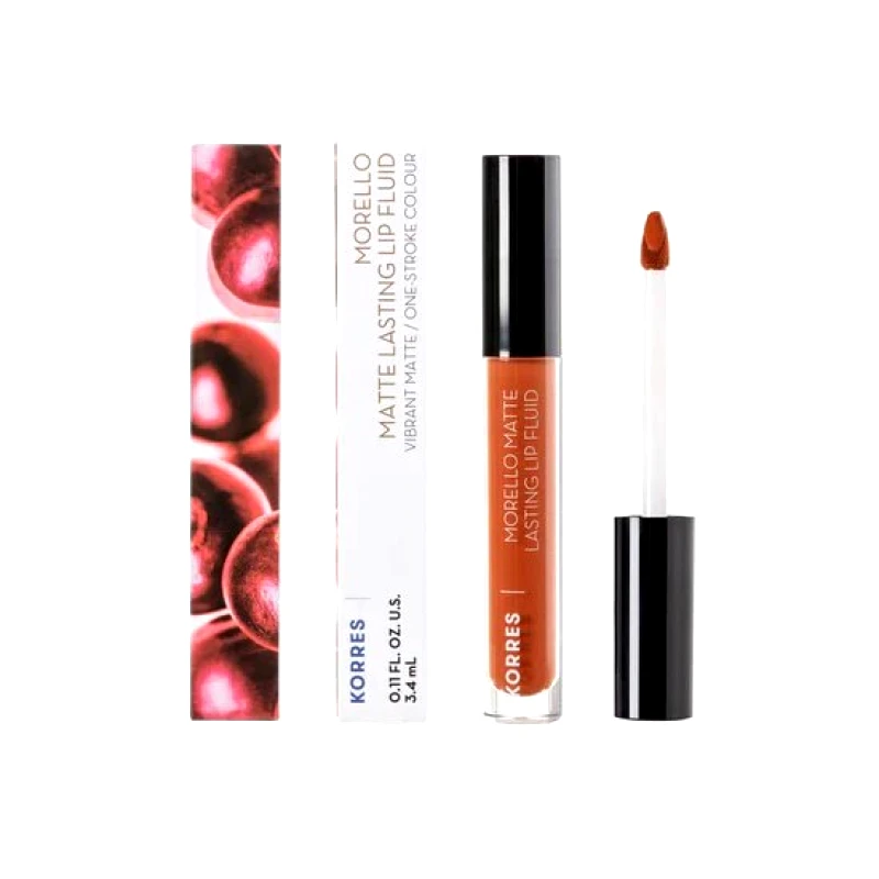 KORRES KORRES Morello Matte Lasting Lip Fluid Νο 48 Velvet Caramel 3,4ml