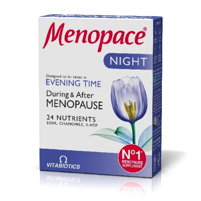 VITABIOTICS VITABIOTICS Menopace Night 30 Ταμπλέτες