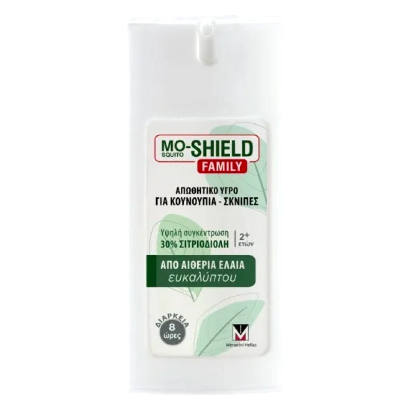MO-SHIELD Mo-Shield Family Εντομοαπωθητικό Spray Απωθητικό Υγρό για Κουνούπια Σκνίπες Κατάλληλο για Παιδιά 75ml