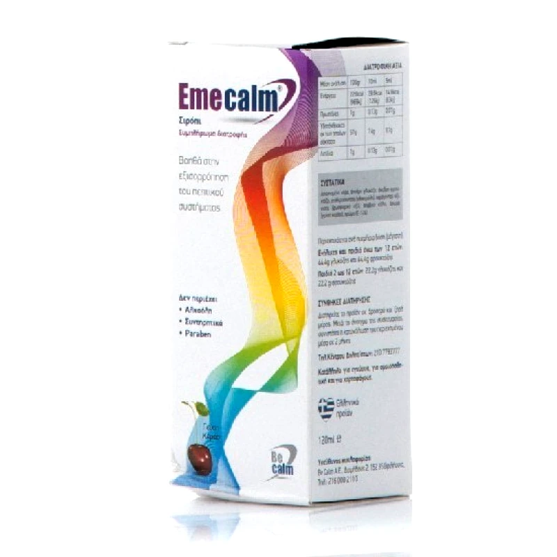 BECALM BECALM EMECALM ΣΙΡΟΠΙ 120ML