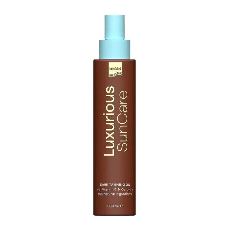 INTERMED INTERMED Luxurious Sun Care Dark Tanning Oil With Vitamin E & Carotene 200ml