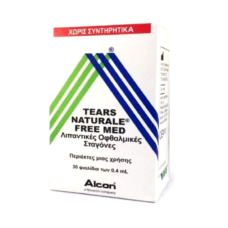 ALCON ALCON Tears Naturale Free Med Οφθαλμικές Σταγόνες Σε Περιέκτες Μιας Χρήσης 30x0.4 ml