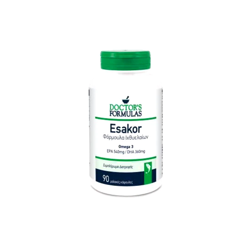 DOCTOR'S FORMULAS DOCTOR`S FORMULAS Esakor Φόρμουλα Ιχθυελαίων 90 Softgels