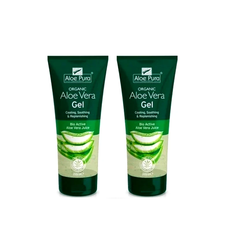 OPTIMA OPTIMA Promo Organic Aloe Vera Gel Ενυδατικό Τζελ Σώματος 2x200ml