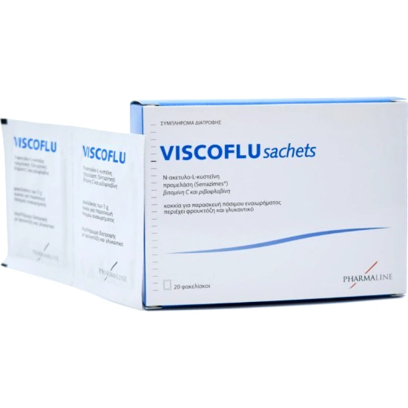 SYFAK PΗARMALINE Viscoflu 20 Φακελίσκοι