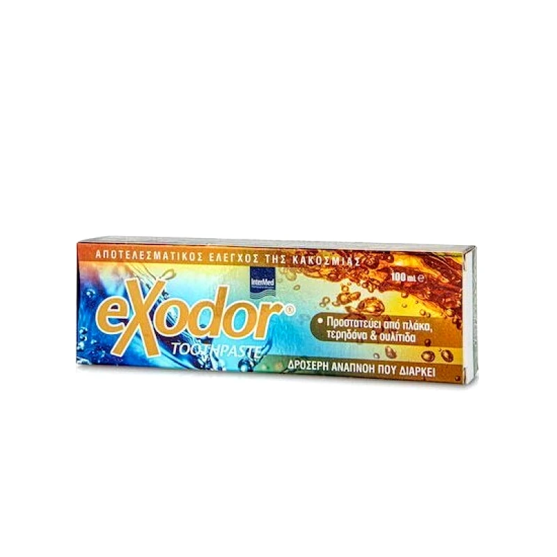 INTERMED INTERMED Exodor Toothpaste Οδοντόκρεμα Καθημερινής Χρήσης Κατά Της Κακοσμίας 100ml