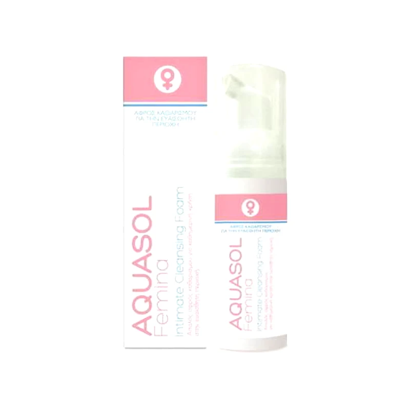 SYFAK ΜΙΝΕΡΒΑ ΦΑΡΜ/ΚΗ Α.Ε. AQUASOL Femina Cleasing Foam 40ml