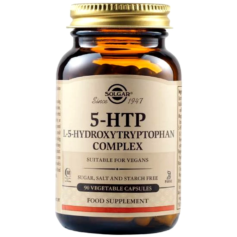 SOLGAR SOLGAR 5-HTP L-5-Hydroxytryptophan Complex 30 Μαλακές Κάψουλες