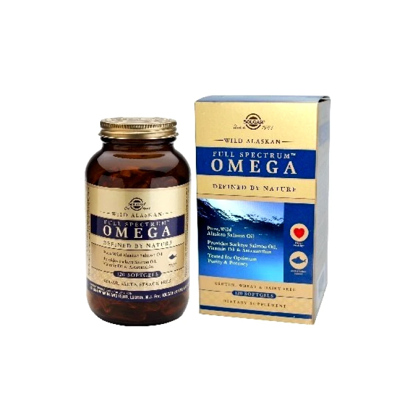SOLGAR SOLGAR Wild Alaskan Full Spectrum Omega Ιχθυέλαιο 120 Μαλακές Κάψουλες