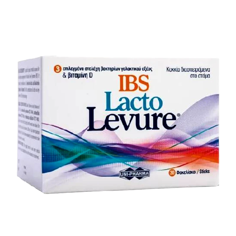 UNI-PHARMA UNI-PHARMA Lacto Levure IBS Προβιοτικά 30 Φακελίσκοι