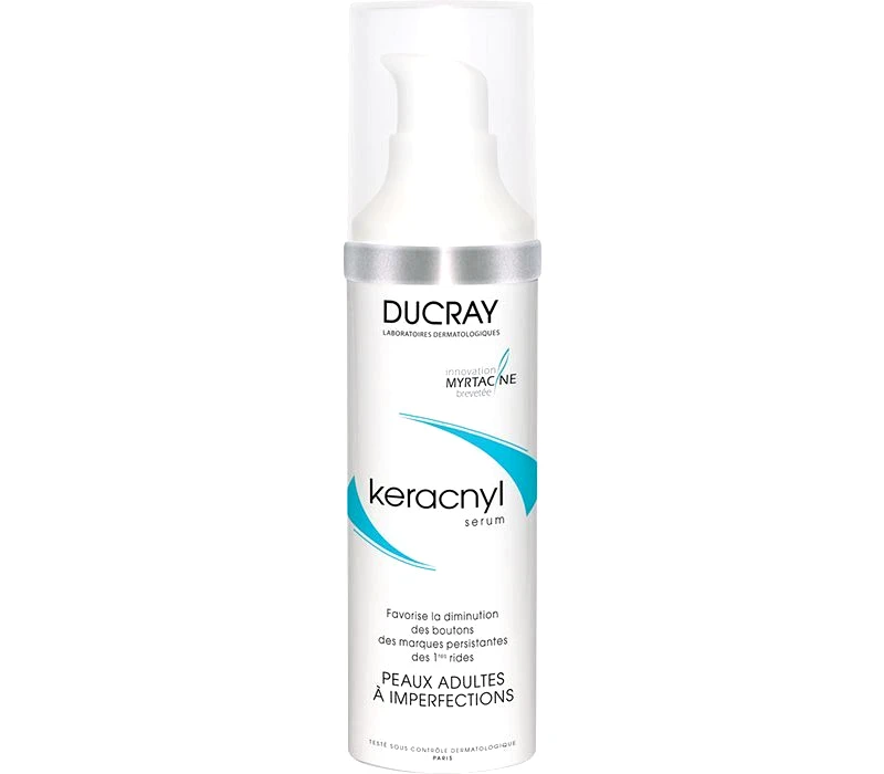DUCRAY DUCRAY Keracnyl Serum Ορός Προσώπου Ειδικά Σχεδιασμένος για την Καθημερινή Φροντίδα του Δέρματος της Ενήλικης Γυναίκας με Ακμή 30ml