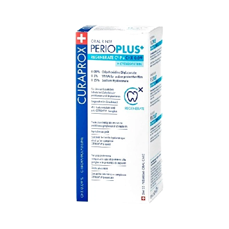 CURAPROX CURAPROX Perio Plus Regenerate CHX 0,09 Στοματικό Διάλυμα 200ml