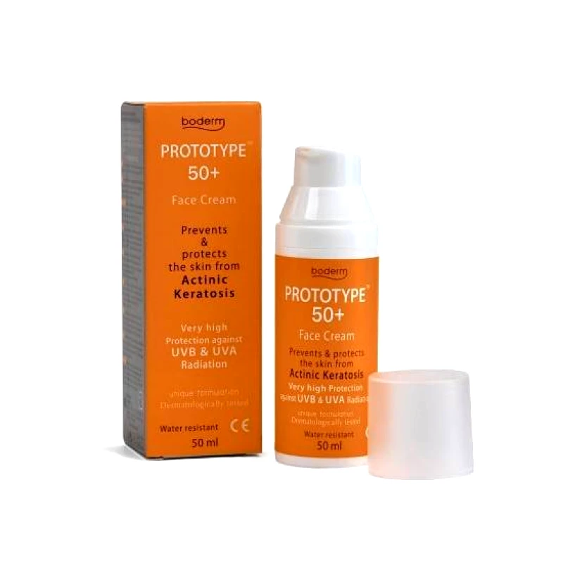 BODERM BODERM Prototype SPF50+ Αντηλιακή Kρέμα Προσώπου 50ml