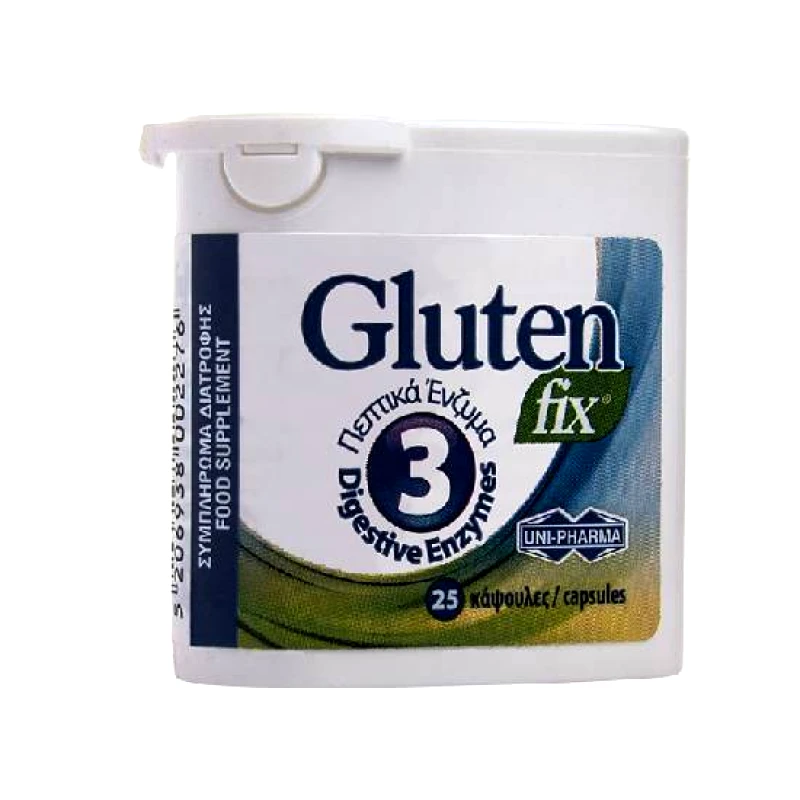 UNI-PHARMA UNI-PHARMA Gluten Fix 25 κάψουλες