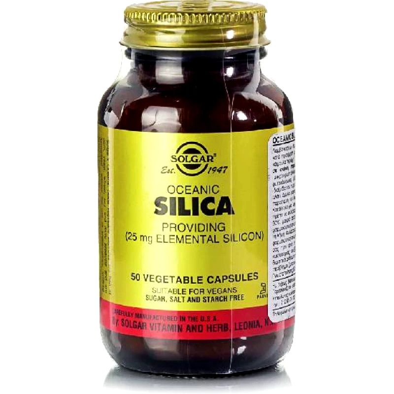SOLGAR SOLGAR Oceanic Silica 25mg 50veg caps