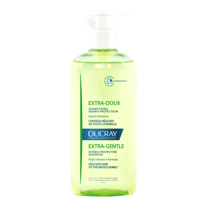 DUCRAY DUCRAY Extra Gentle Dermo Protective Shampoo Προστατευτικό Σαμπουάν Καθημερινής Χρήσης για Όλη την Οικογένεια 400ml