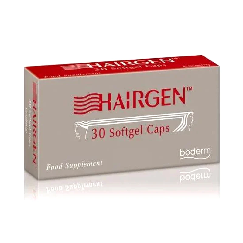 BODERM BODERM Hairgen Συμπλήρωμα Διατροφής κατά της Τριχόπτωσης 30softgels