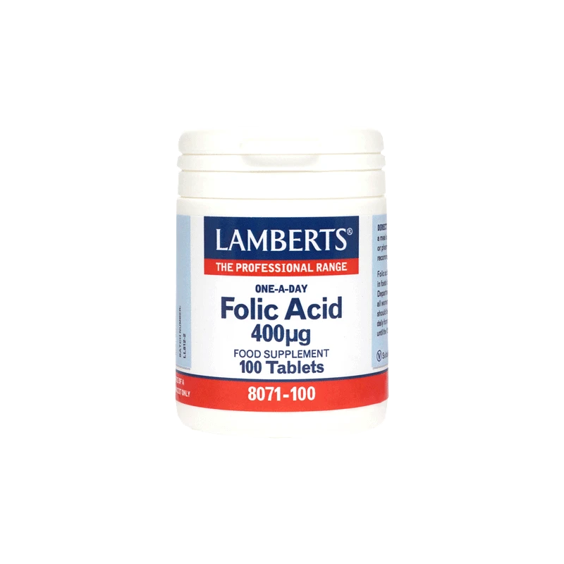 LAMBERTS LAMBERTS Folic Acid 400μg 100tabs