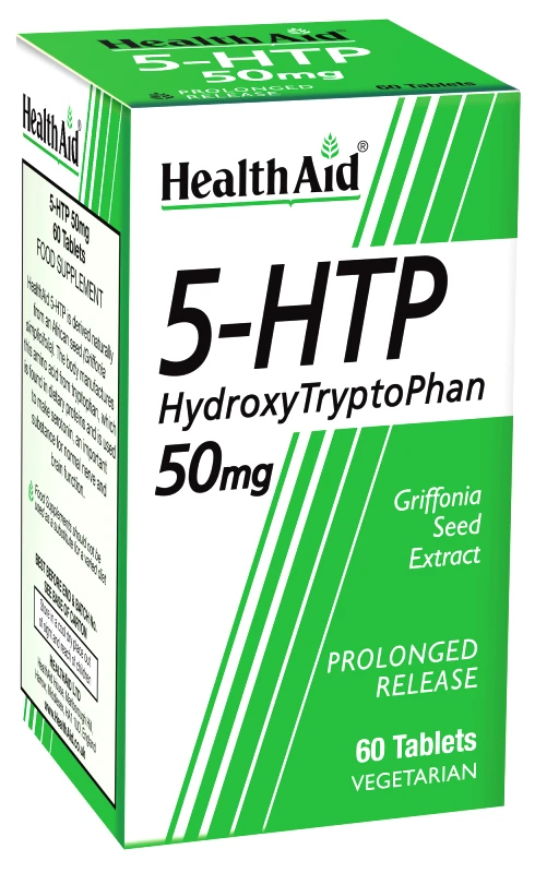 HEALTH AID HEALTH AID 5-HTP Hydroxy Tryptophan 50mg 60 Ταμπλέτες