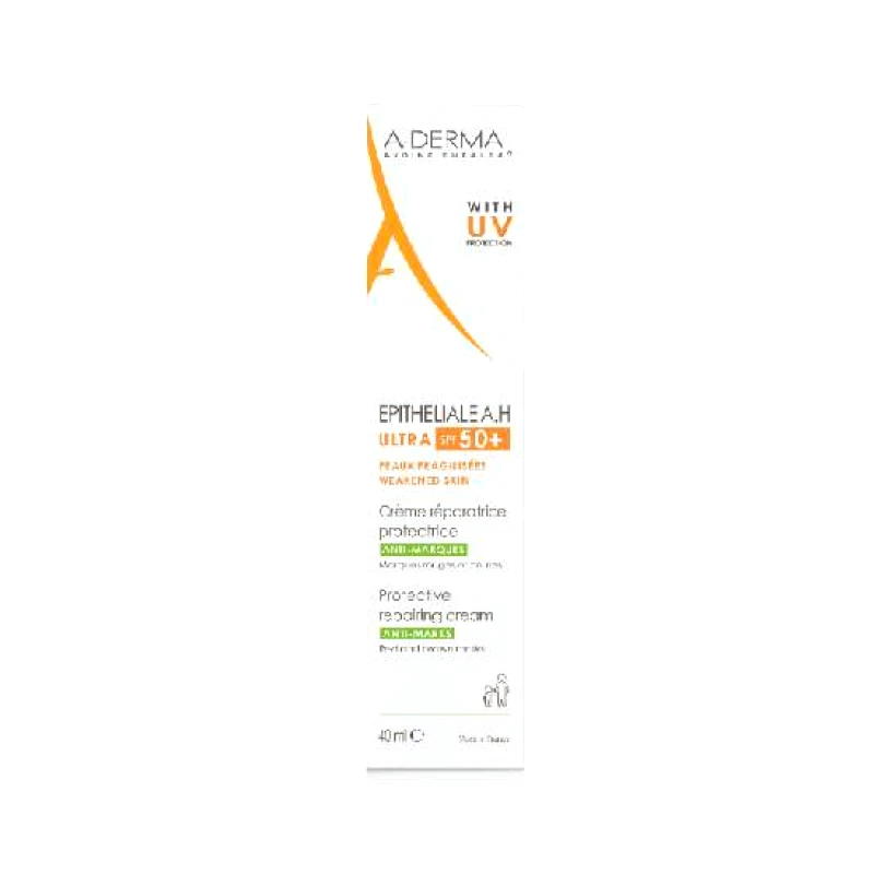 A-DERMA A-DERMA Epitheliale A.H. Ultra SPF50+ Προστατευτική Επανορθωτική Κρέμα Κατά Των Σημαδιών 40ml