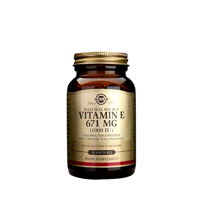 SOLGAR SOLGAR Natural Source Vitamin E 671mg (1000 IU) 50softgels