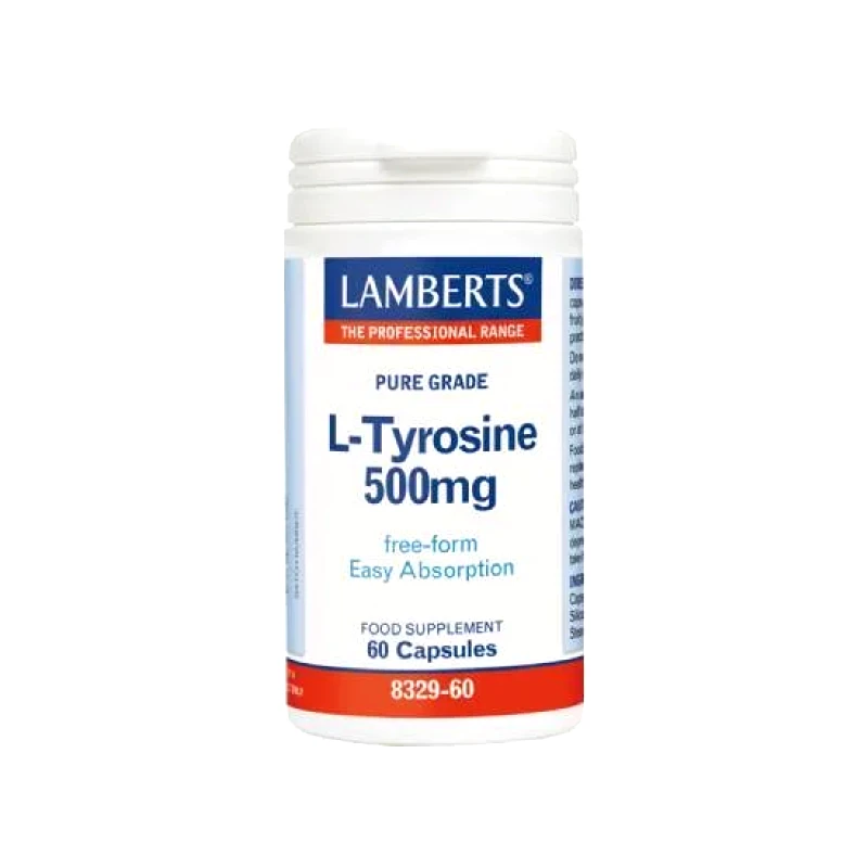 LAMBERTS LAMBERTS L-Tyrosine 500mg 60 κάψουλες