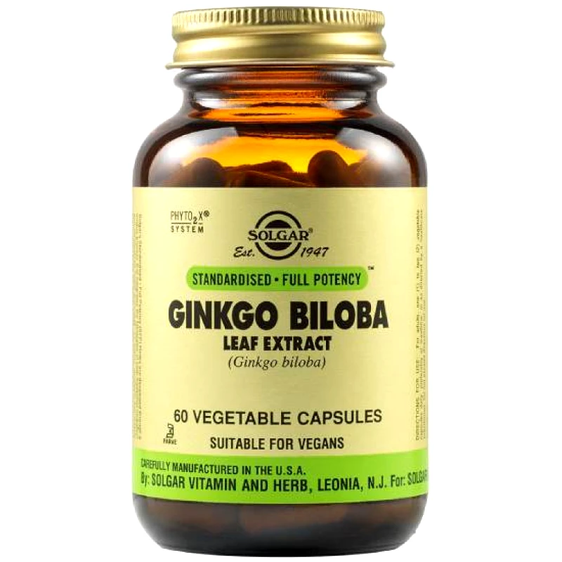 SOLGAR SOLGAR SFP Ginkgo Biloba Leaf Extract 60 Φυτικές Κάψουλες