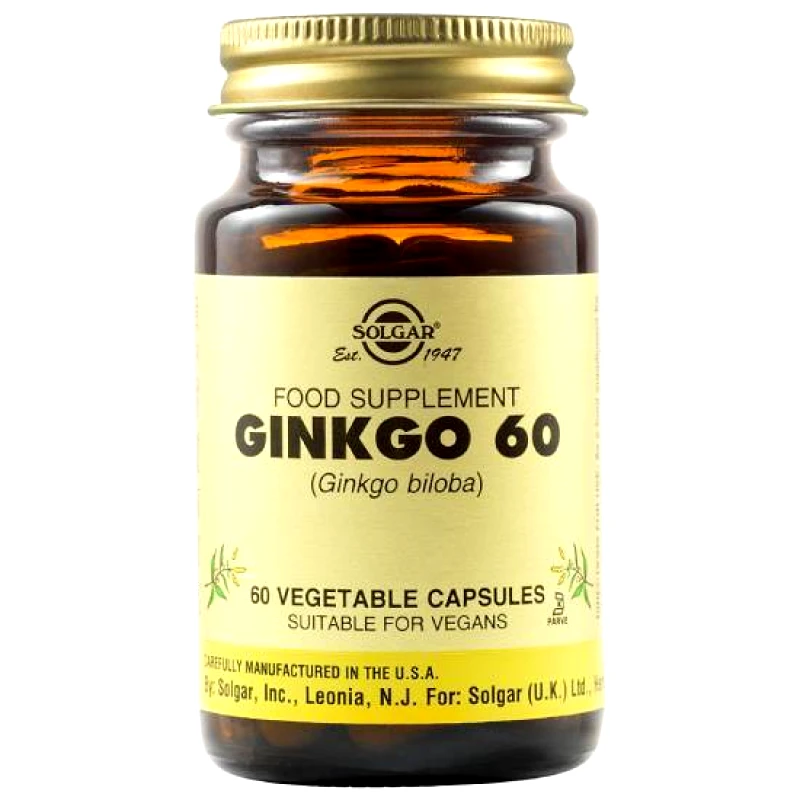 SOLGAR SOLGAR Ginkgo Biloba 60veg caps