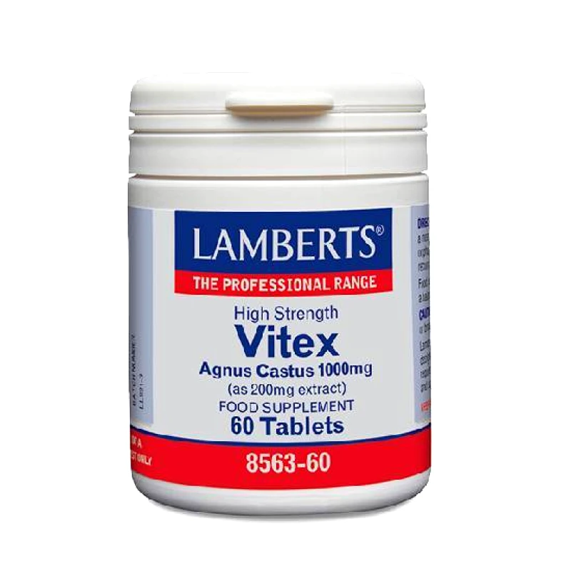 LAMBERTS LAMBERTS Vitex Ισορροπεί Τον Γυναικείο Κύκλο Αντιμετωπίζει Τη Δυσμηνόρροια 1000mg 60 Ταμπλέτες