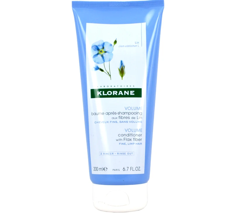 KLORANE KLORANE Flax Fiber Conditioner Ανάλαφρη Μαλακτική Κρέμα με Ίνες Λιναριού 200ml