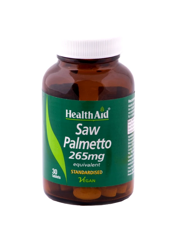 HEALTH AID HEALTH AID Saw Palmetto 265mg 30 Ταμπλέτες