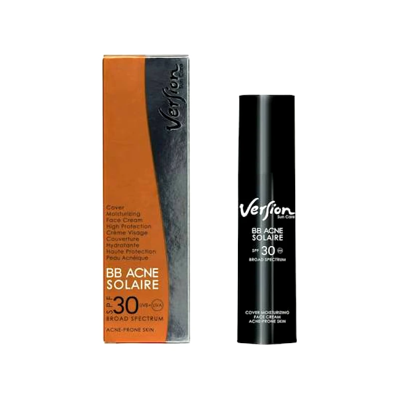 VERSION DERMA VERSION Ενυδατική Καλυπτική & Αντηλιακή Κρέμα Ημέρας Για Ακνεϊκό Δέρμα SPF30 50ml