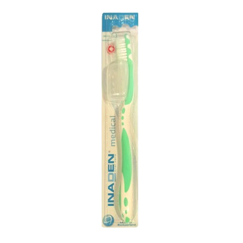 INADEN INADEN Medical Extra Soft Οδοντόβουρτσα Έξτρα Μαλακή 1 Τεμάχιο - Τιρκουάζ