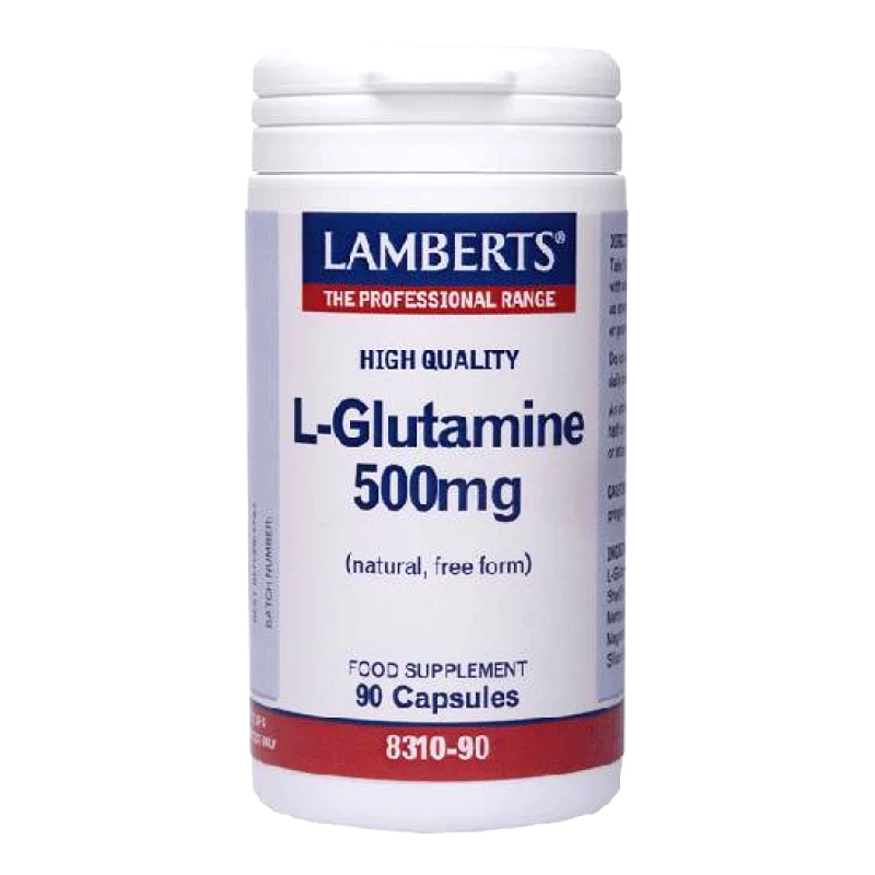 LAMBERTS LAMBERTS L-Glutamine 500mg 90 κάψουλες