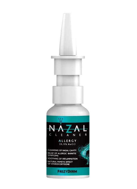 FREZYDERM FREZYDERM Nazal Cleaner Allergy για Ανακούφιση από Αλλεργική Ρινίτιδα Υπέρτονο αλατούχο διάλυμα 0,9% NaCl 30ml