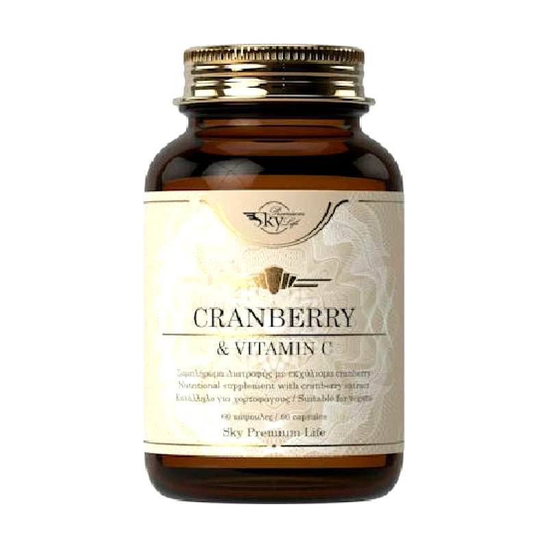 SKY PREMIUM LIFE SKY PREMIUM LIFE Cranberry With Vitamin C 60 κάψουλες