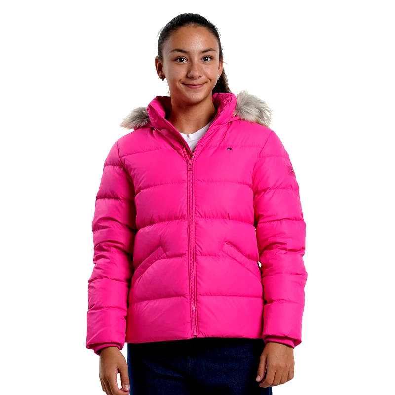 Tommy Jeans Essential Down Fur Hood Jacket (9000161067_72060) φωτογραφία