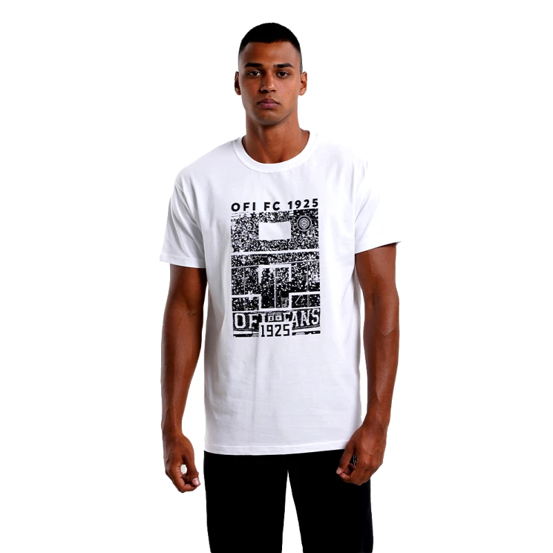 OFI OFFICIAL BRAND OFI OFFICIAL BRAND Μπλούζα Κ.Μ. Ανδρικό Λευκό Ofi (9000166094_1539)