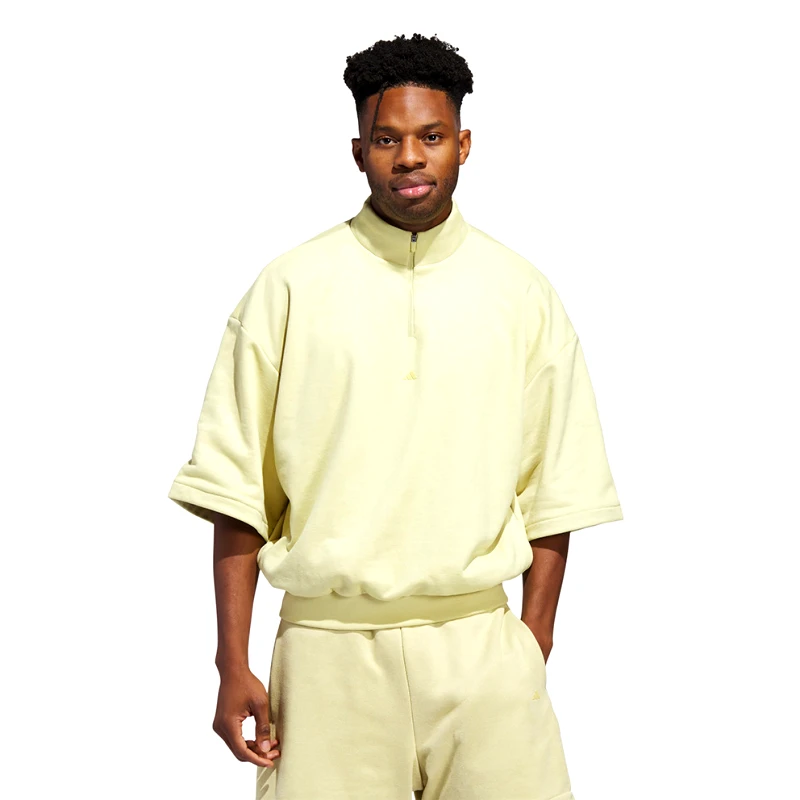 adidas Performance adidas Basketball Sueded 3/4 Half-Zip Unisex Μπλούζα Φούτερ (9000154986_70711)