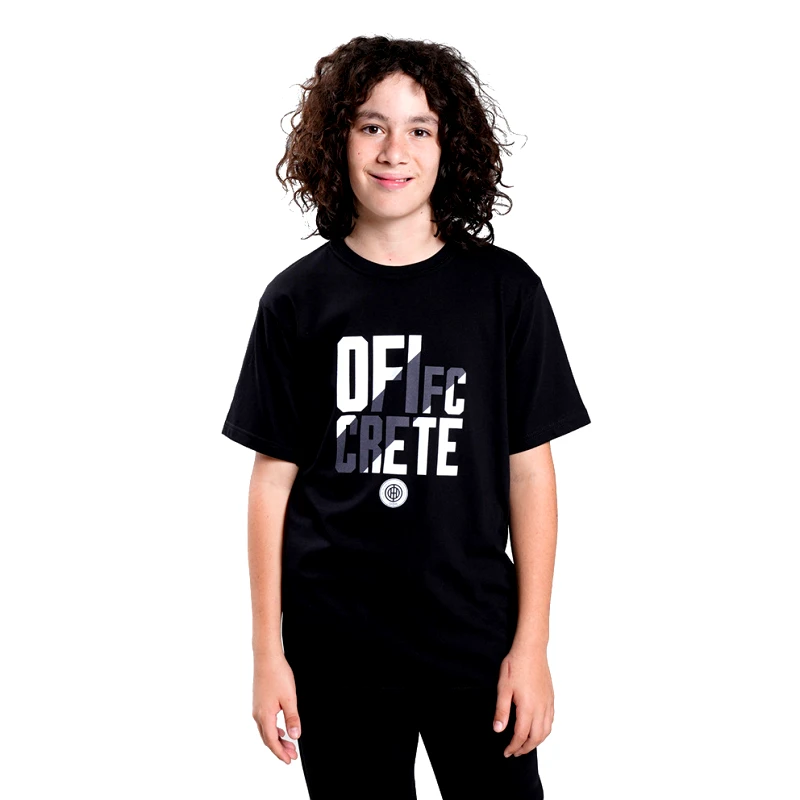 OFI OFFICIAL BRAND OFI OFFICIAL BRAND T-Shirt Κ.Μ Μαυρο Ofi Fc Crete (9000166092_22872)