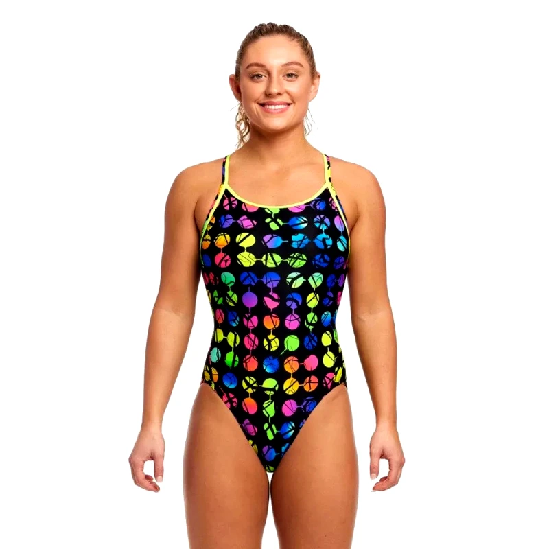 FUNKITA FUNKITA Broken Circle Diamond Back Γυναίκειο Ολόσωμο Μαγιό (9000148217_69236)