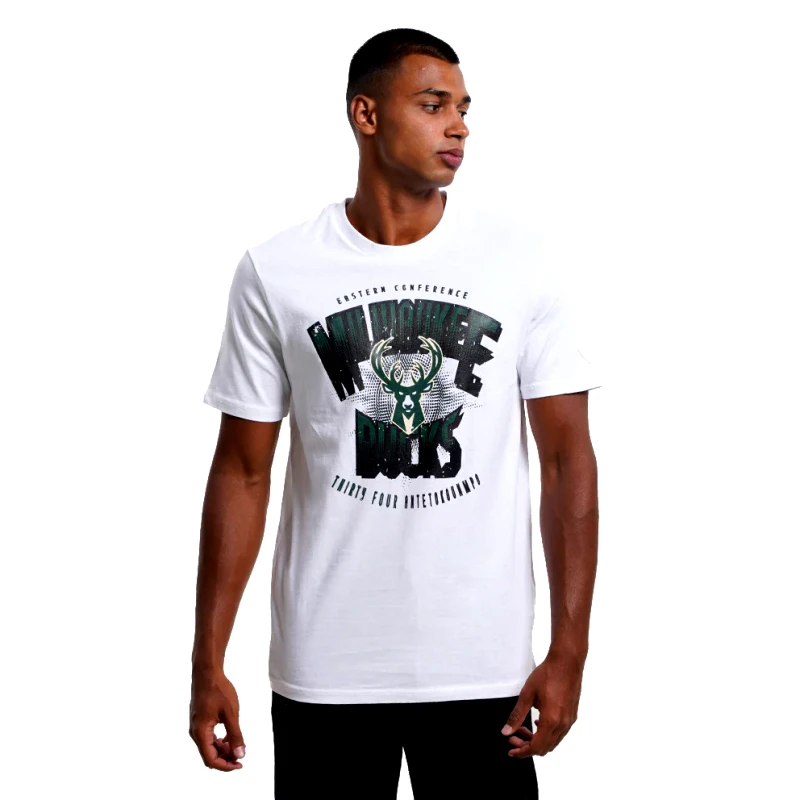 NBA NBA Milwaukee Bucks Big Arch Logo Aνδρικό T-Shirt (9000162703_60070)