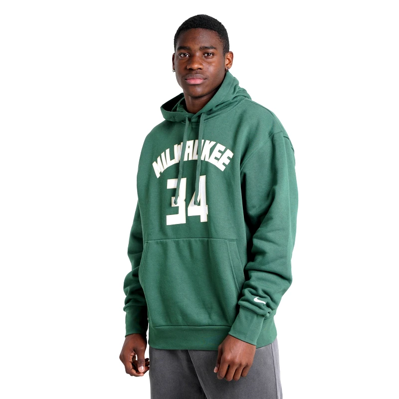 Nike Nike NBA Giannis Antetokounmpo Milwaukee Bucks Essential Ανδρική Μπλούζα με Κουκούλα (9000081030_40564)