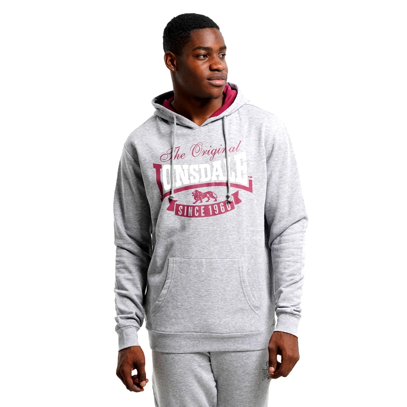 Lonsdale Lonsdale Stotfield Ανδρική Μπλούζα με Κουκούλα (9000126642_64110)