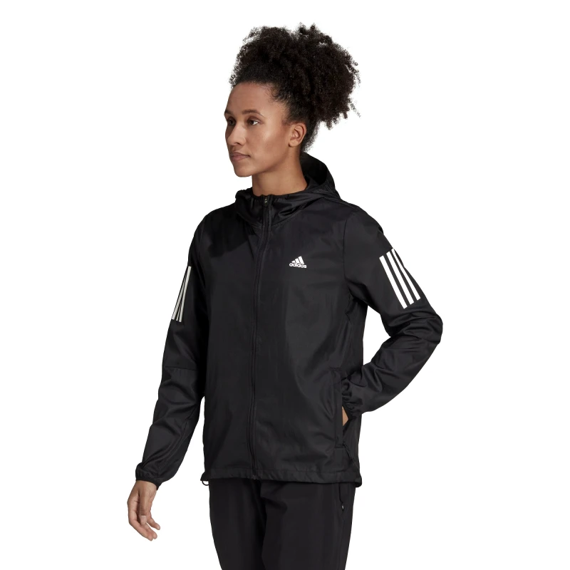 adidas Performance adidas Own the Run Hooded Running Γυναικείο Αντιανεμικό Μπουφάν (9000105754_1469)