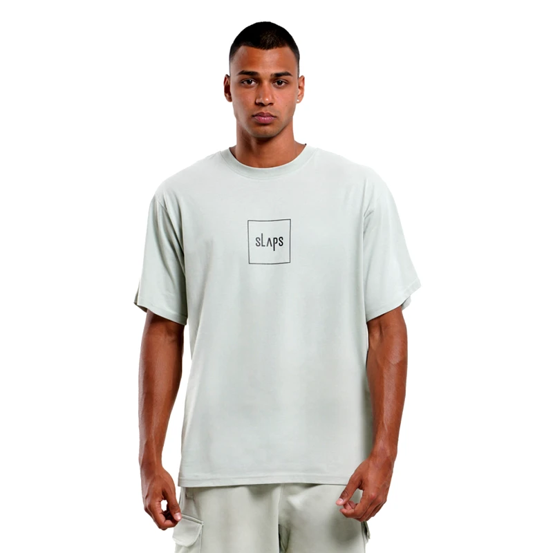 Slaps Slaps Box Logo Ανδρικό T-Shirt (9000131993_3081)
