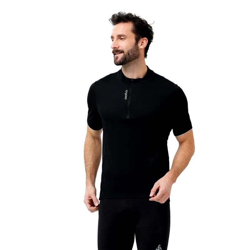 Odlo Odlo Essential Half Zip Ανδρικό T-shirt για Ποδηλασία (9000103718_1469)